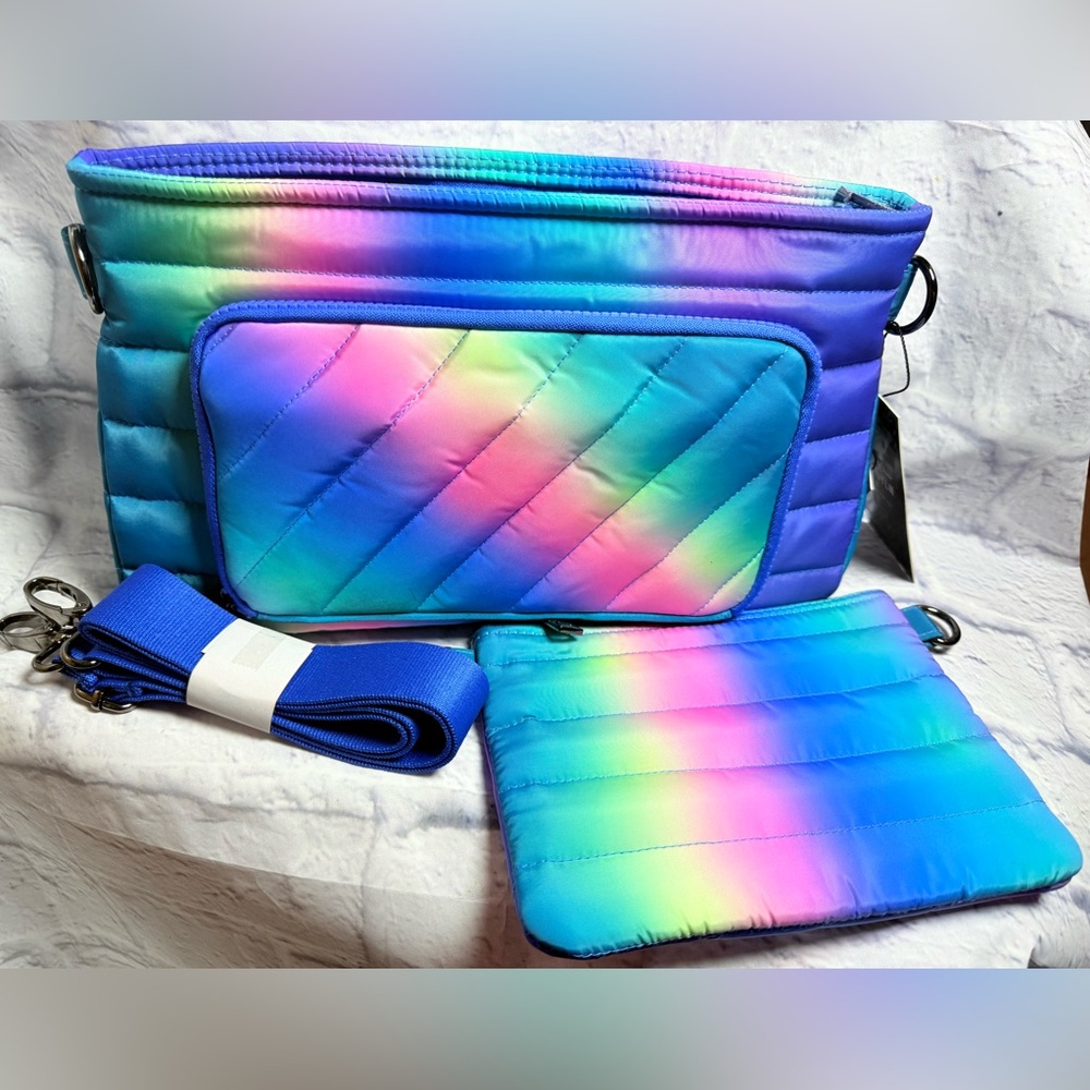 THINK ROYLN Blue Lagoon Quilted Bag